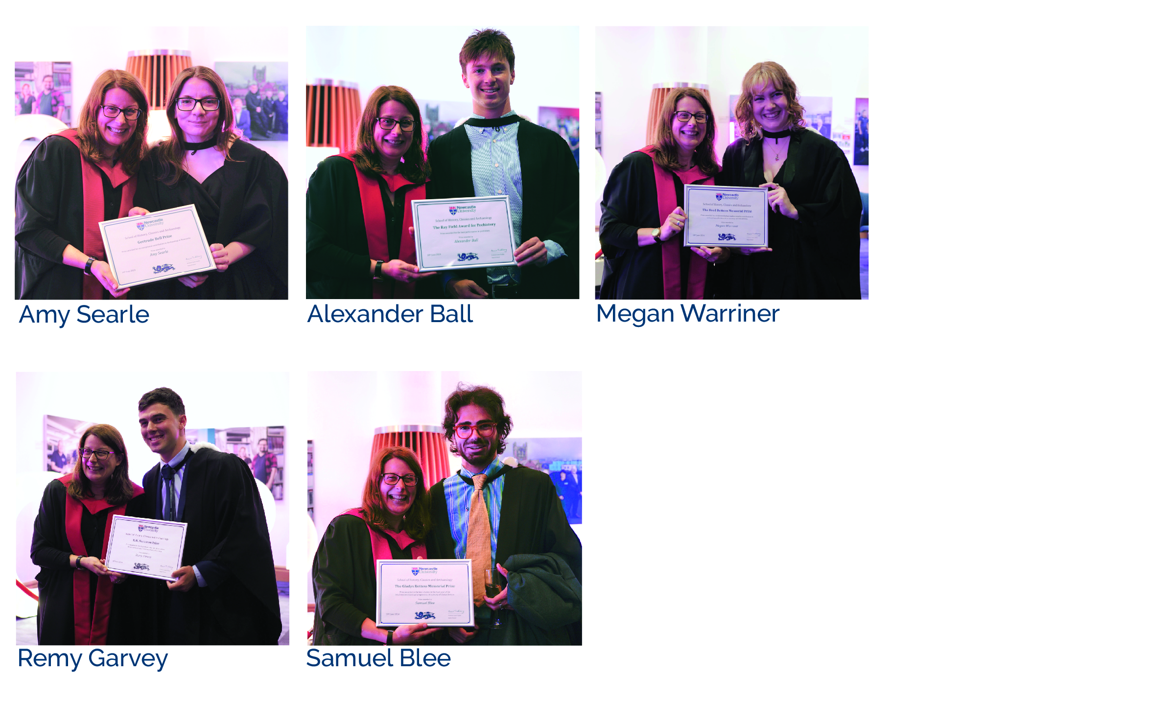 Archaeology Graduate Prize Winners